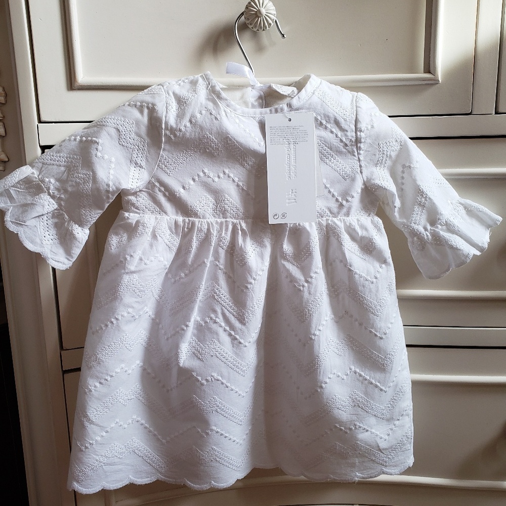 H&M baby girl  eyelet dress